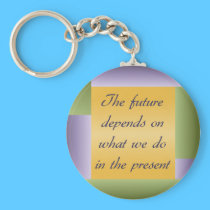 Ghandi inspirational quote Keychain keychains