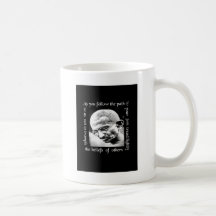 ghandi tread lightly mug