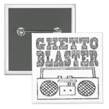 Ghetto Blaster-Button