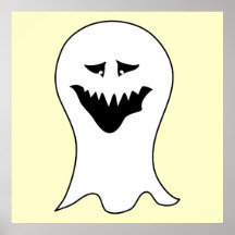 Ghost. Black and White. Posters