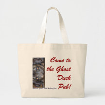 Ghost Duck Pub #1 Canvas Bags
