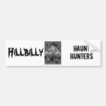 Ghost hunting bumper sticker