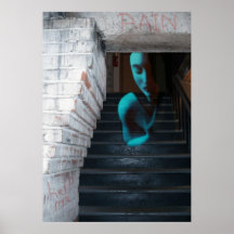 Ghost of Pain - Self Portrait Poster