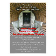 Ghost Sighting Investigation Announcements