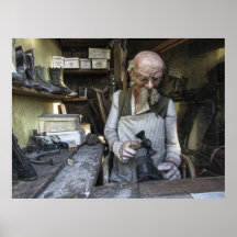 Ghost Town Cobbler - Virginia City - Montana Poster