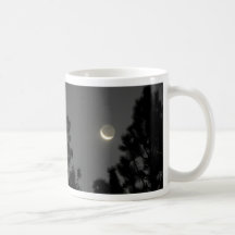 Ghostly Moon Coffee Mugs