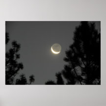 Ghostly Moon Poster