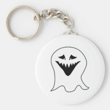 Ghoul. Black and White. Key Chains