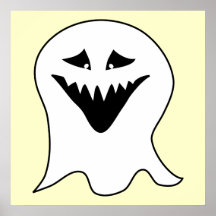 Ghoul. Black and White. Print