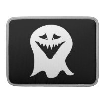 Ghoul Ghost. Black and White. MacBook Pro Sleeves