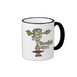 ghoulish girl zombie girl cartoon mug