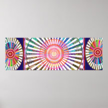 Giant Multi Mandala - Art101 Chakra Collection Poster