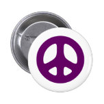 Giant Purple Peace Sign Buttons