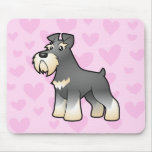 Giant/Standard/Miniature Schnauzer Love Mouse Mats