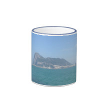 Gibraltar at Sea Coffee Mug