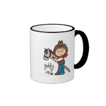 Giddy Up Cowboy T shirts and Gifts Coffee Mugs
