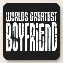 Gifts for Boyfriends : World's Greatest Boyfriend Beverage Coasters