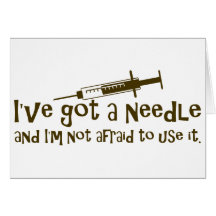 Gifts for Nurses & Diabetics Greeting Cards