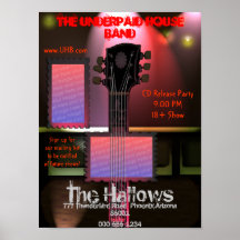 gig flyer template print