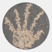 Gila Lefty Round Sticker