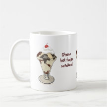 Gimme Hot Fudge Sundaes Dessert Ice Cream Mug