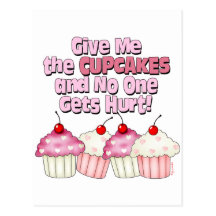 Gimme the Cupcakes Post Cards