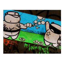 Gimme your doughnuts post card