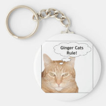 Ginger Cats Rule! Keychains