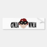 Ginger Ninja Bumper Stickers