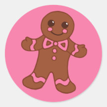 Gingerbread Boy Sticker
