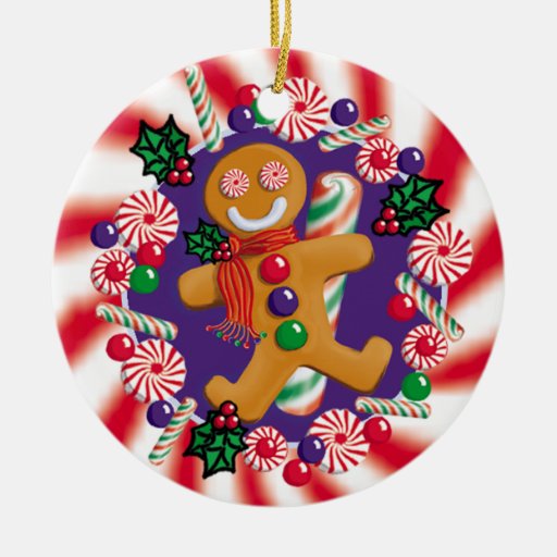 GINGERBREAD-CANDY ORNAMENT
