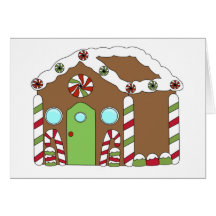 Gingerbread House Cards