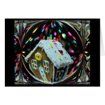 Gingerbread House Christmas Card