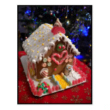 Gingerbread House Postcard