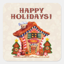 Gingerbread House sticker