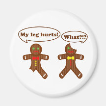 Gingerbread Humour Fridge Magnets
