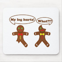Gingerbread Humour Mousepad