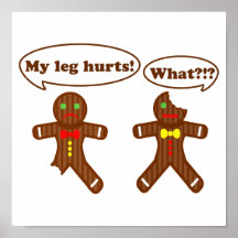 Gingerbread Humour Poster