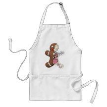 Gingerbread Man Anatomy Apron