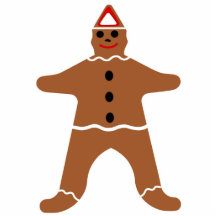 Gingerbread Man Christmas Cookie Cutout Photo Cutouts