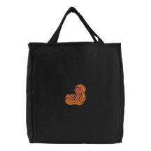Gingerbread Man Embroidered Bag