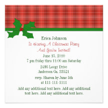 Gingerbread Man Invitation