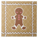 Gingerbread Man Trivet Tile