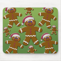 Gingerbread Men Mouse Pad