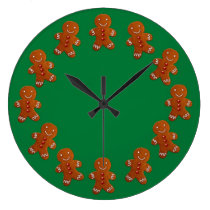 Gingerbread Men wall clocks