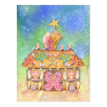 Gingerbread SeaCasa Post Card