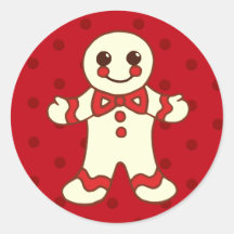 Gingerbread Stickers