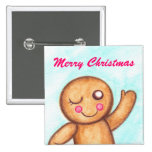 Gingerbread Wink Button