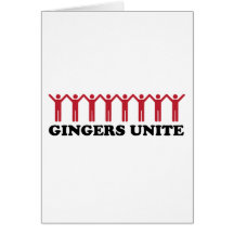 Gingers Unite Card