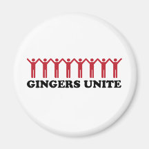 Gingers Unite Magnet